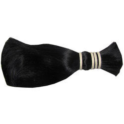 Straight Real Asian Hair - Black -  35cm