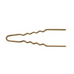 HS2002 - Fine Waved Hairpins in Gold 46mm