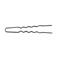 HS2005 Fine Waved Hairpins in Black - 50mm