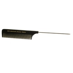 Deman Carbon Metal Tail Comb 21cm - DC06